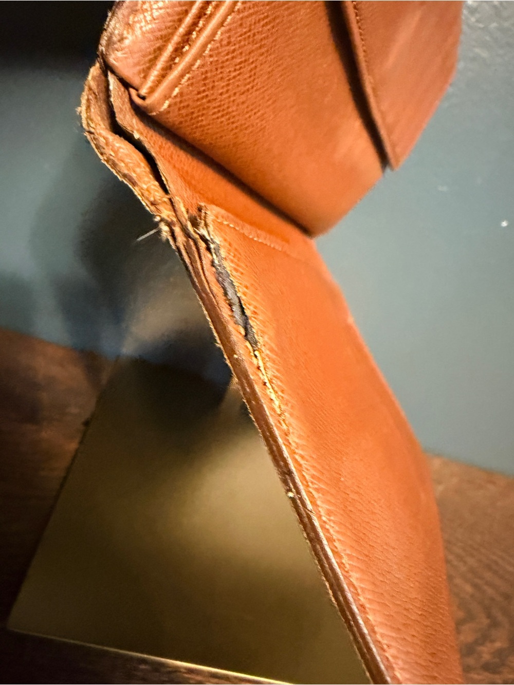 Louis Vuitton Monogram Canvas Foldover Wallet - Brown/Gold - Picture 7 of 8